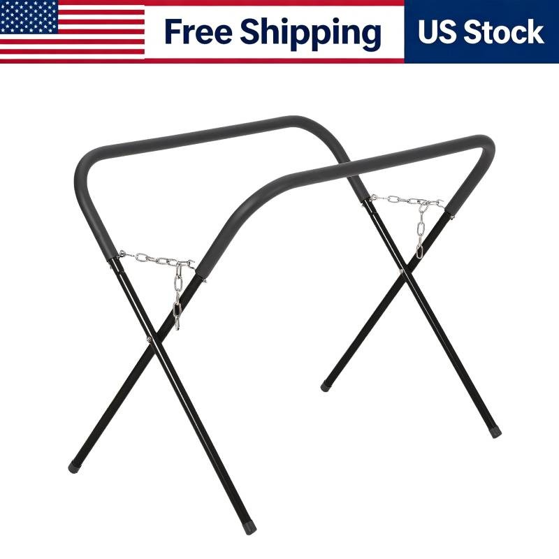 Portable Folding Work Stand 500 lb Capacity Heavy Duty Bumper Fender Stand
