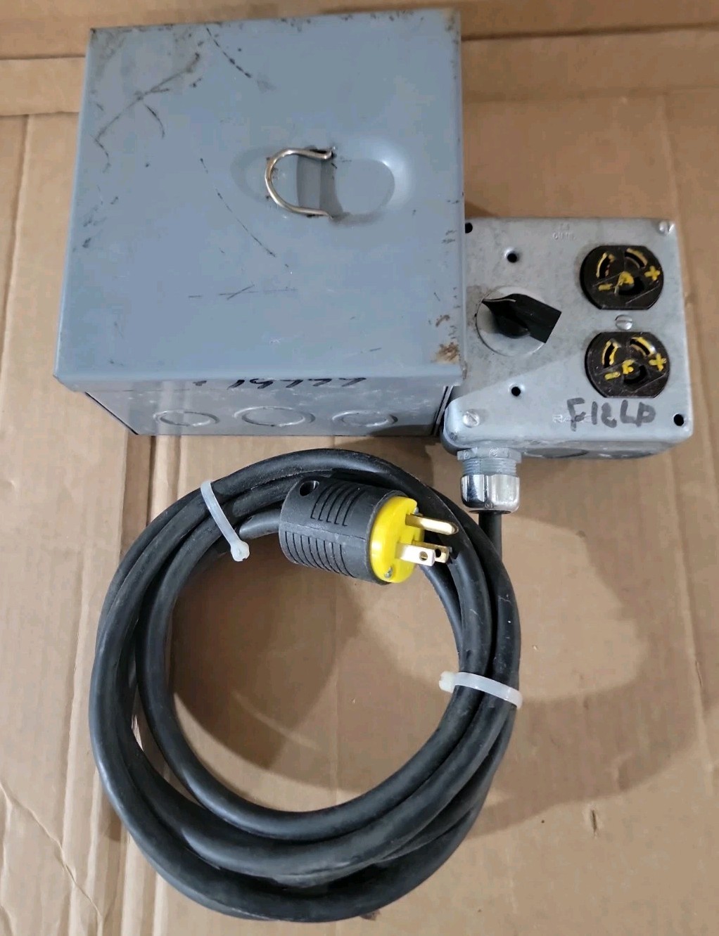 HD Electrical Power Control Box Type 1 Enclosure Controller Corded w. 2 Outlets