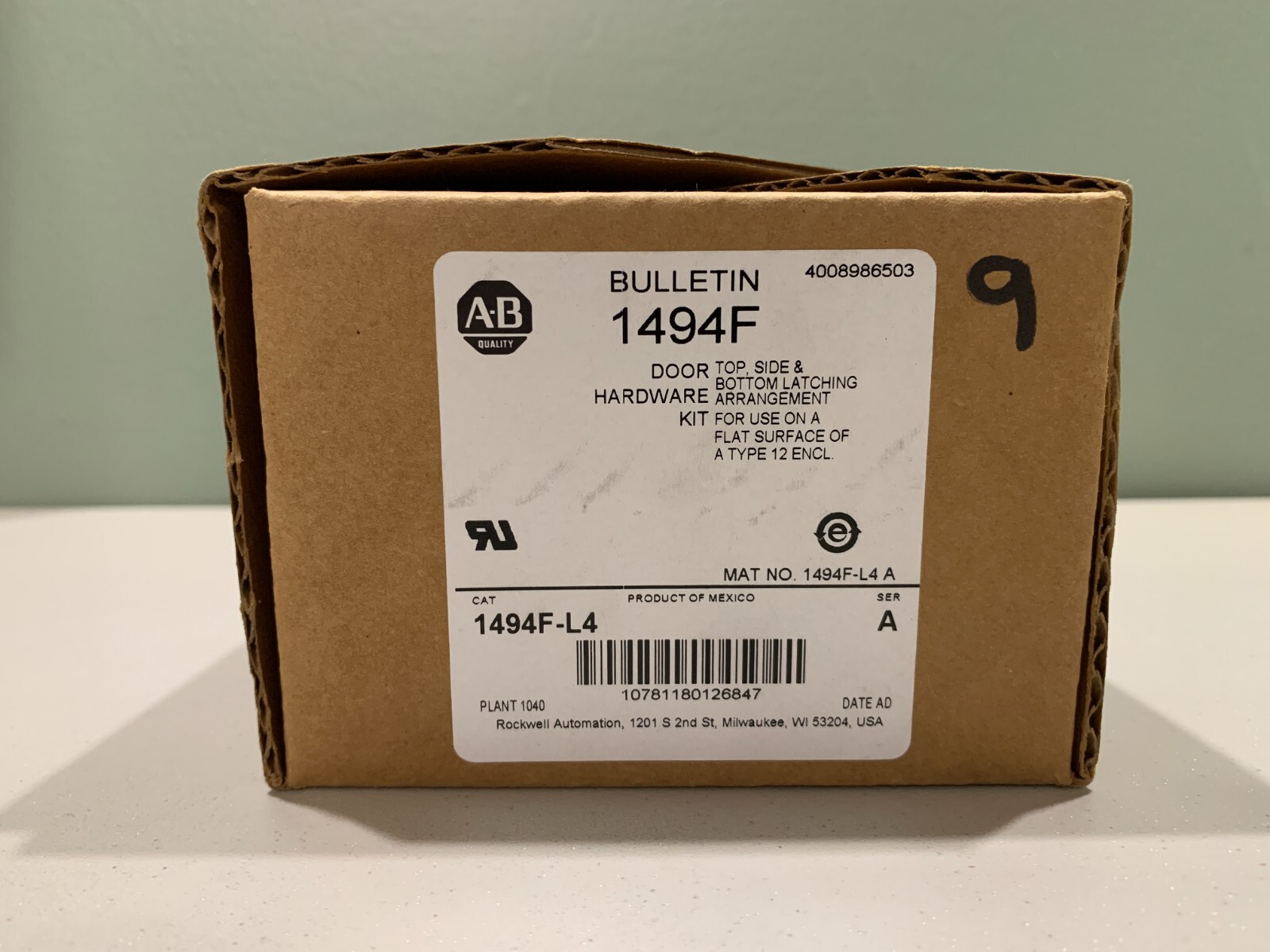 Allen Bradley 1494F-L4 Door Hardware Kit
