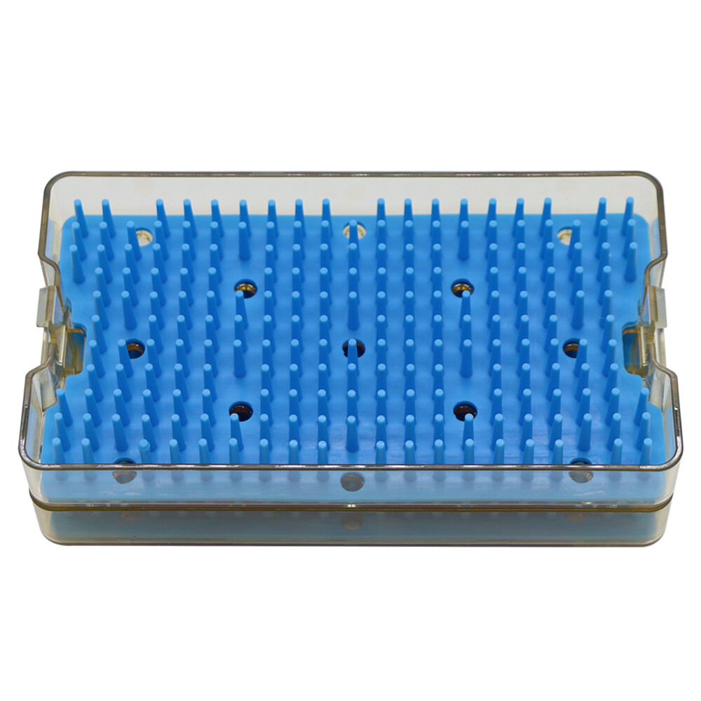 Double layer surgical box surgical tray sterilization case box with mat PPSU