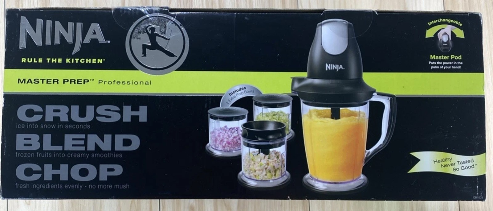 Ninja Master Prep Professional 450W Blender Food Processor Chopper QB1004 48oz