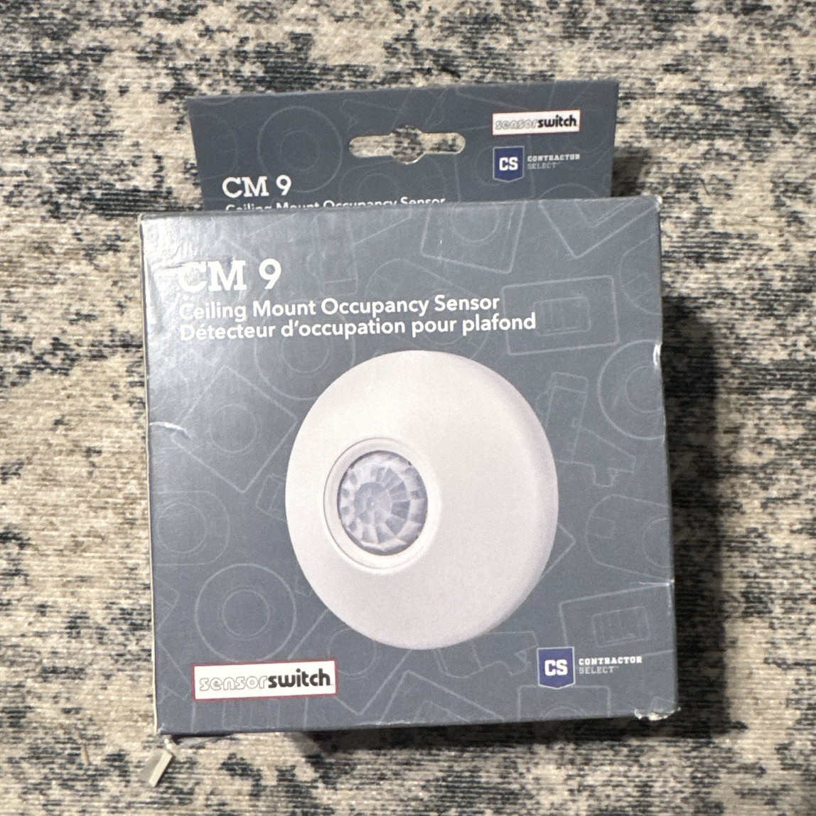 Sensor Switch CM 9 Ceiling Mount Occupancy Sensor, Passive Infrared (PIR)