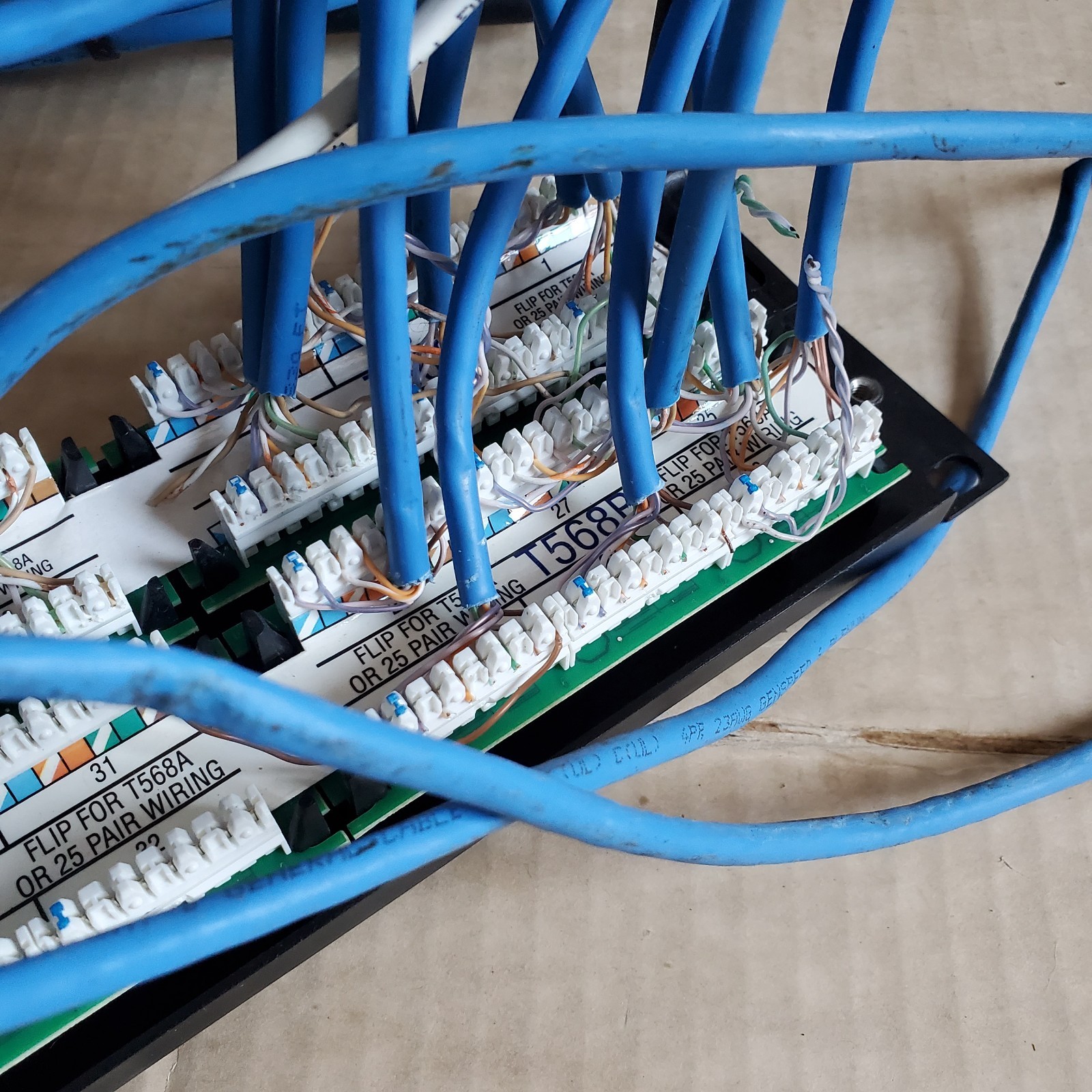 48-Port eXtreme Cat 6+ Flat 110-Style 2RU Patch Panel with Cable Management Bar