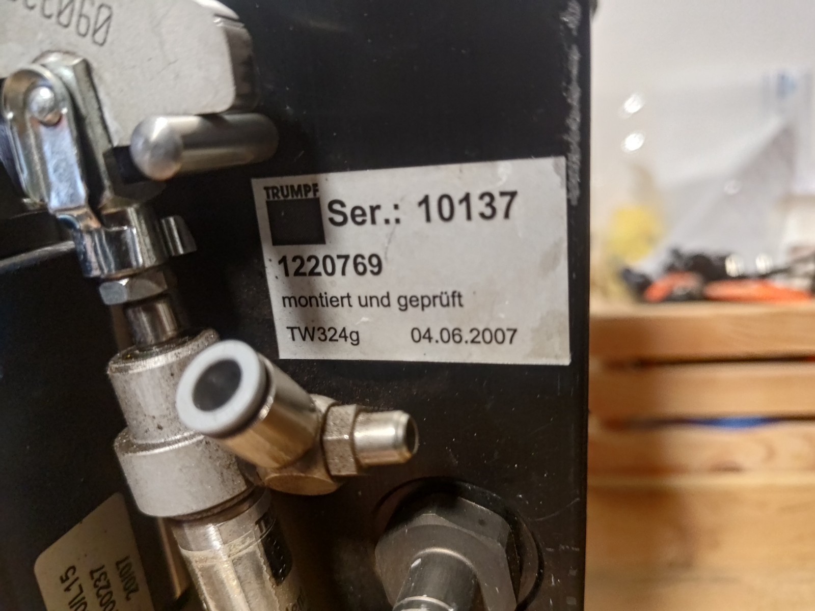 TRUMPF 12207769 Laser dump chamber beam dump