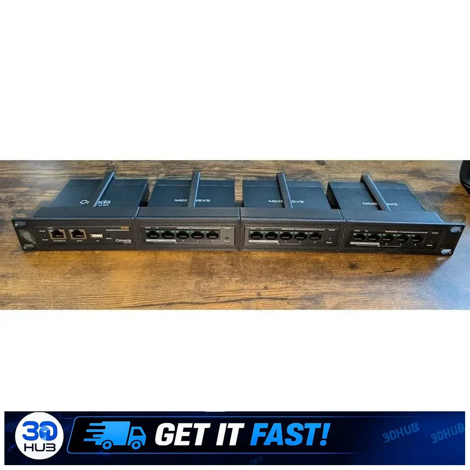 Rack Mount 10" 19" 5-Port Switch Netgear TP-Link Mercusys