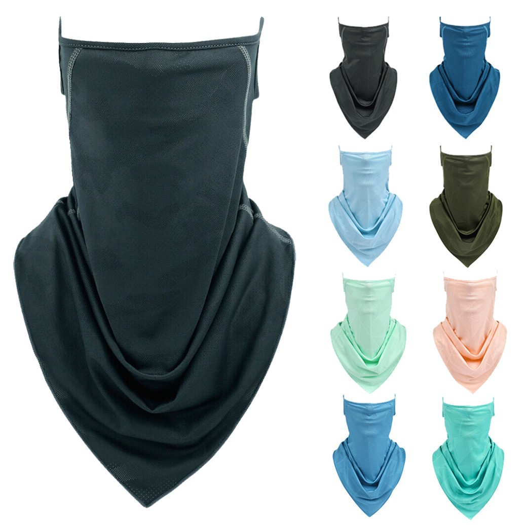 Bandana Face Mask Balaclava Covering Scarf Snood Neck Gaiter Reusable Loops Ear