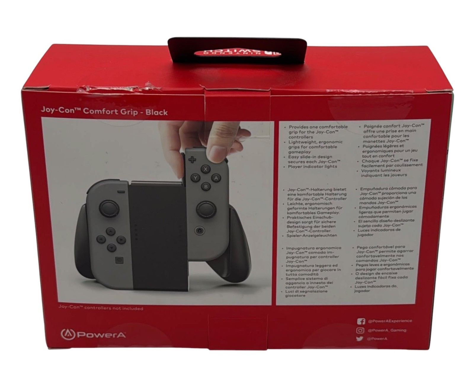 Nintendo Switch PowerA Joy-Con Comfort Grip NEW Open Box