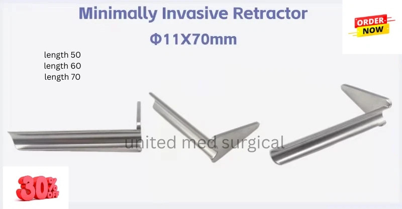 UBE Spinal Endoscope Working Casing Dual Channel Retractor 3 Pcs Set