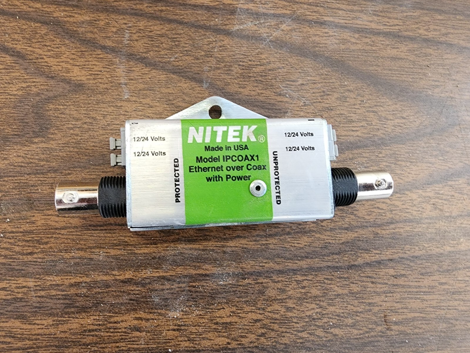 NITEK IPCOAX1  IP Ethernet Over COAX Surge Protector
