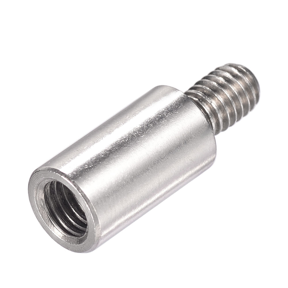 2x M7 Internal to M6 External Thread Screw Post Stainless For Automotive Antenna