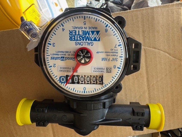 Master Meter FAM water meter with Readmaster AMR