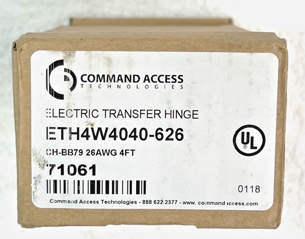 COMMAND ACCESS 71061 Electric Transfer Hinge 4X4 626 CH-BB79 26AWG 4FT