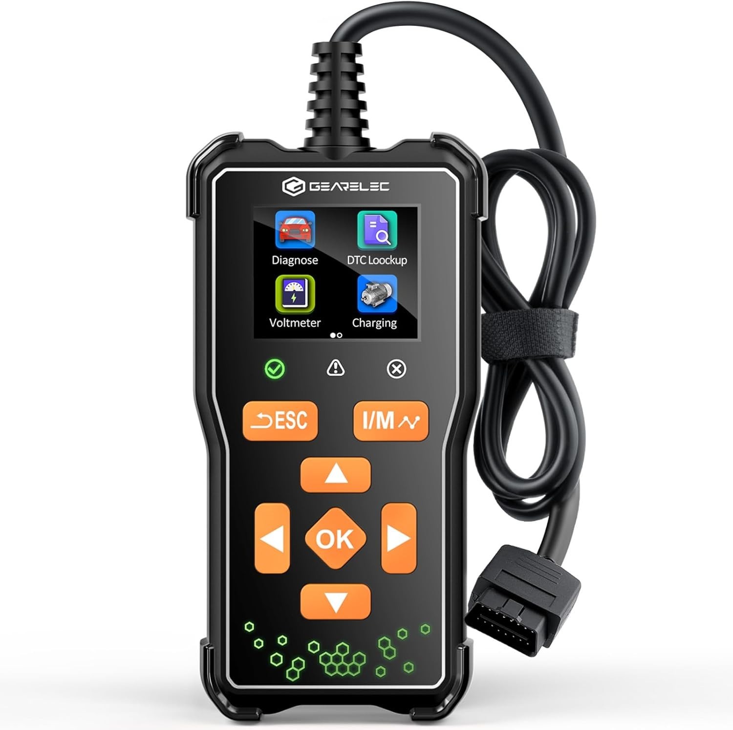DT05 OBD2 Scanner Diagnostic Tool【Mini Size】, OBDⅡ/EOBD Scanner DT05-2 Black