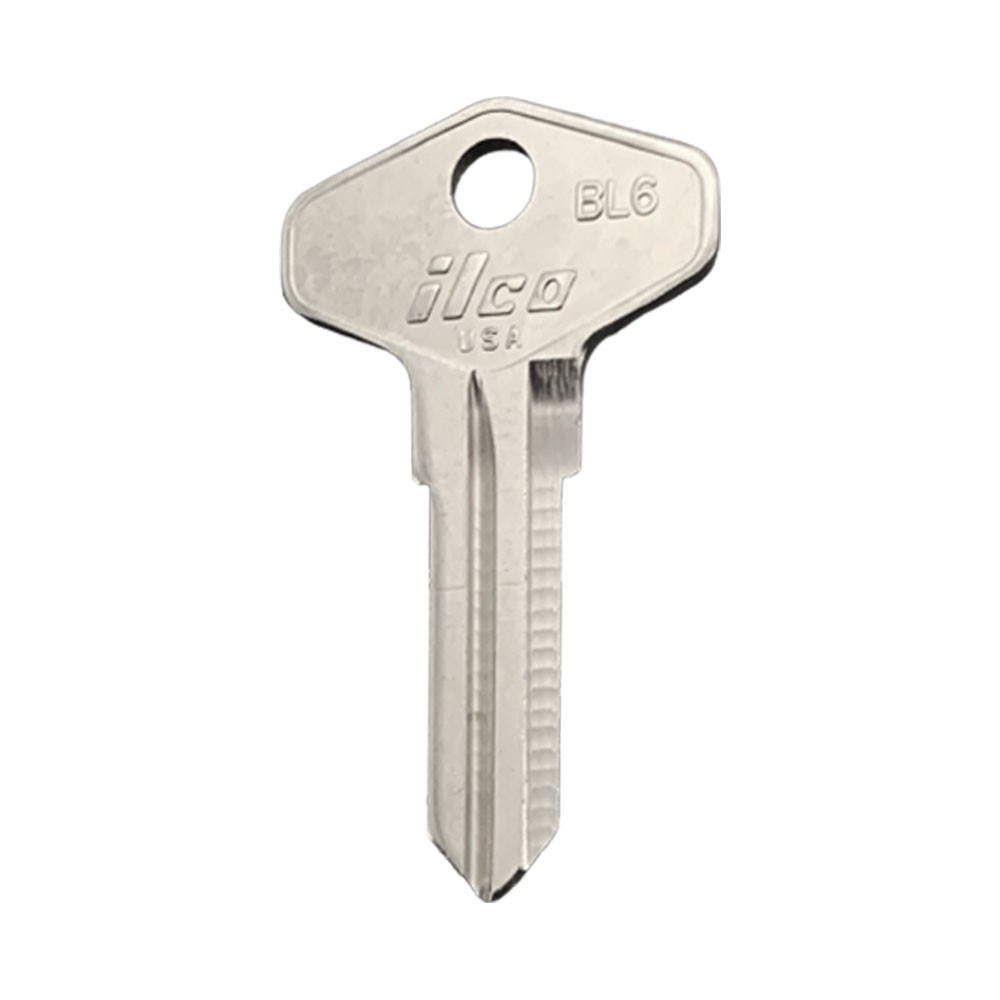 BL6  Key Blank  Nickel