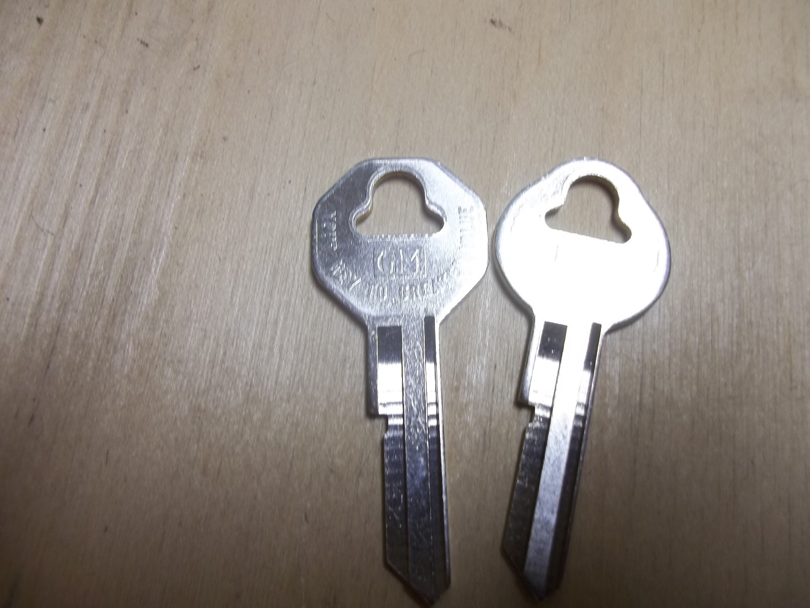 Old Vintage GM Keys by Code Number Chevy Buick Olds NOS