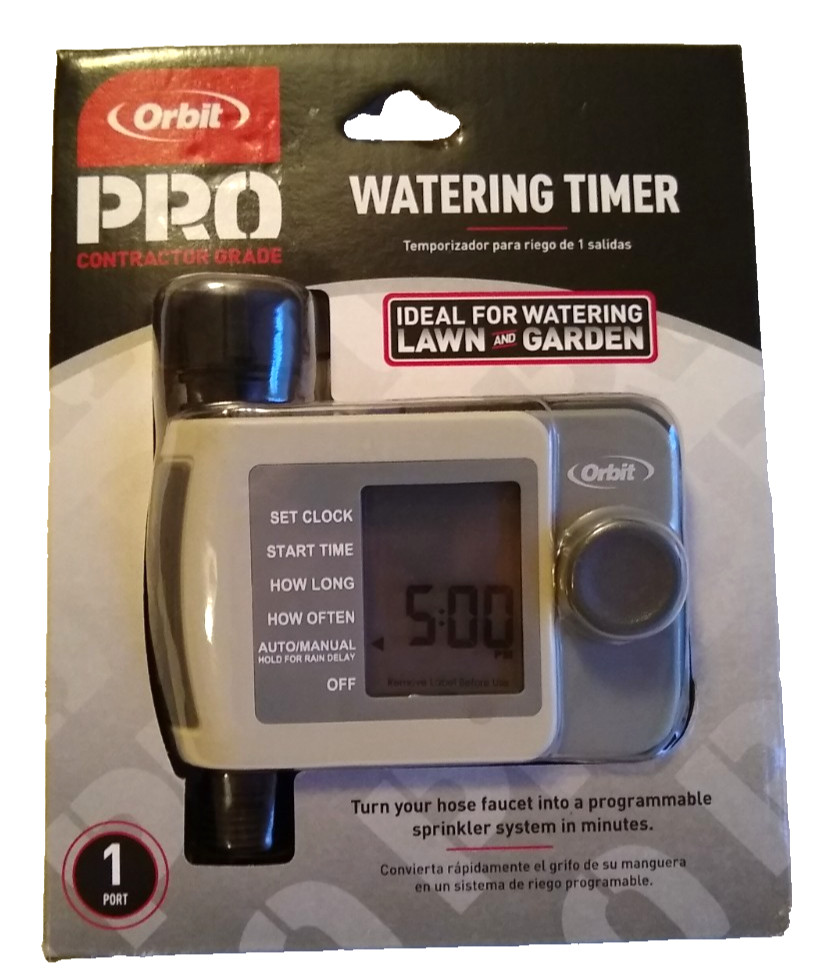 New Orbit PRO Contractor Grade 1-Port Programmable Watering Digital Timer 56103