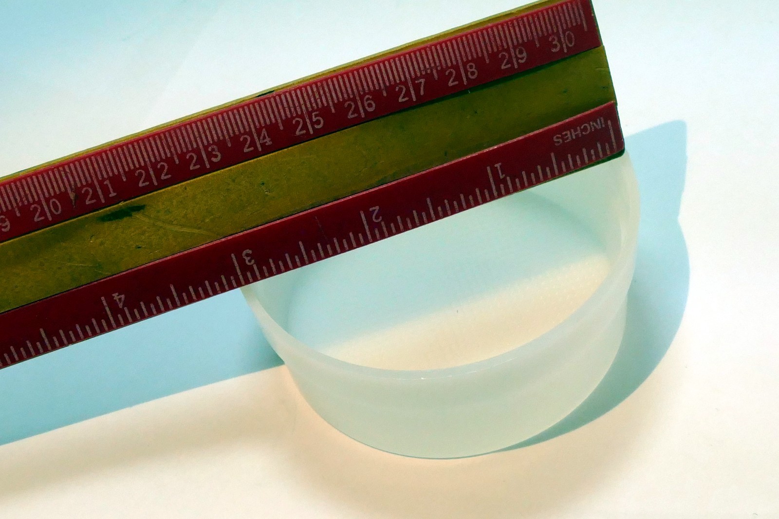 Speedlight Softbox Bouncer white 8cm 3" wide round