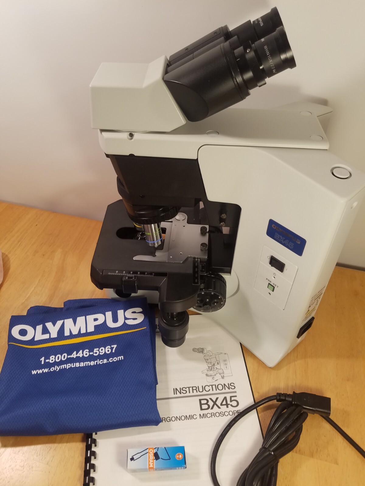 Olympus BX45 TF Phase Contrast Microscope 4/10/40x