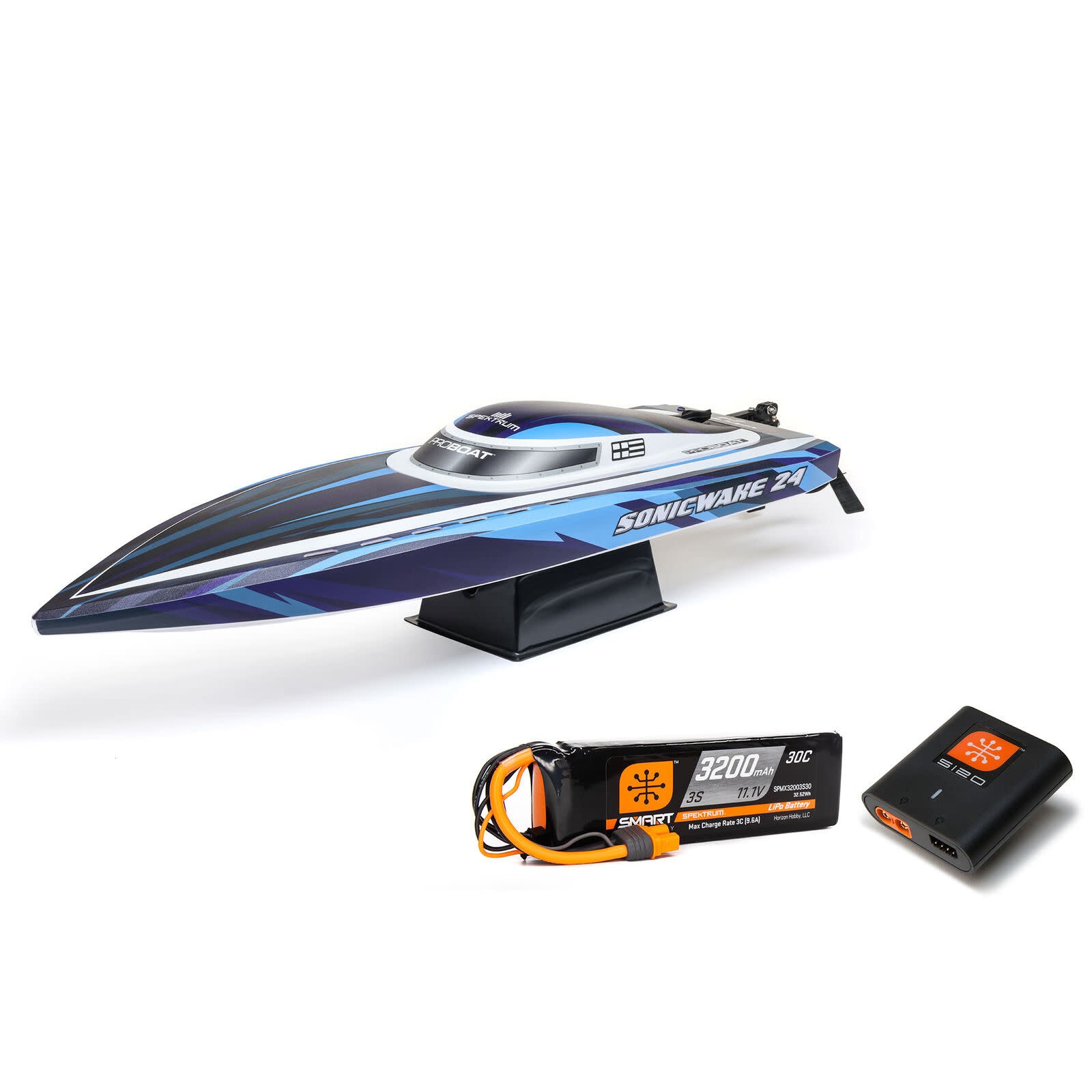 PRB-1992T2  Sonicwake 24" Self-Righting Brushless Deep-V RTR (Battery & Charg...