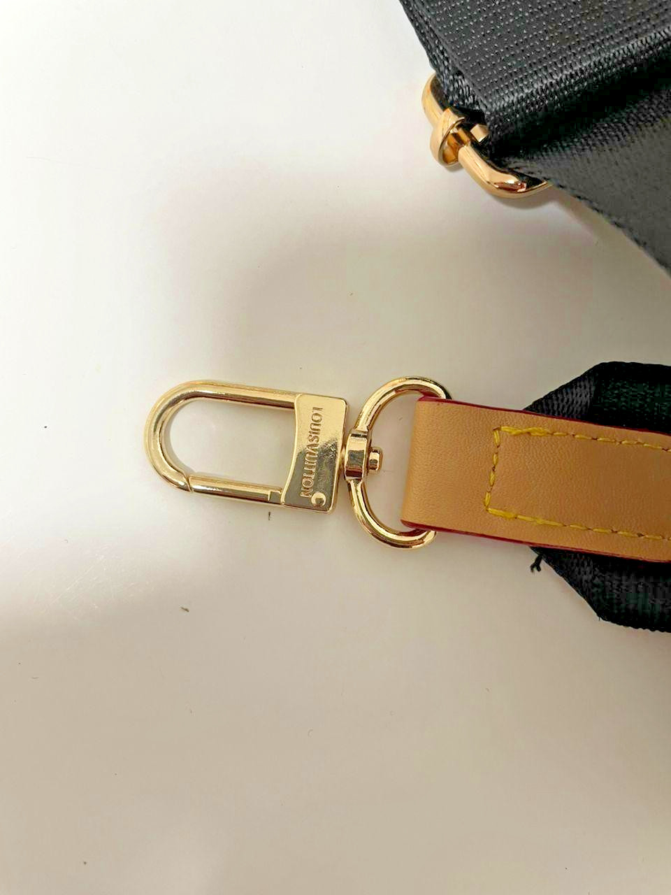 Louis Vuitton Shoulder Strap Adjustable Crossbody Shoulder Replacement Black