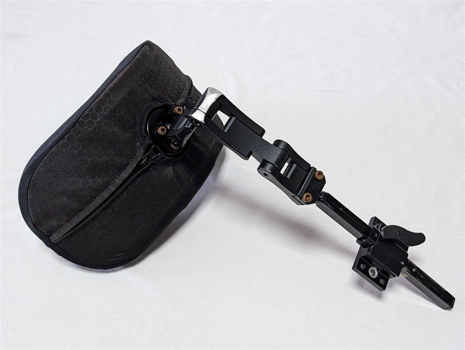 Stealth Products Wheelchair Headrest Ultra Occipital Support w/ Multi-Link Arm