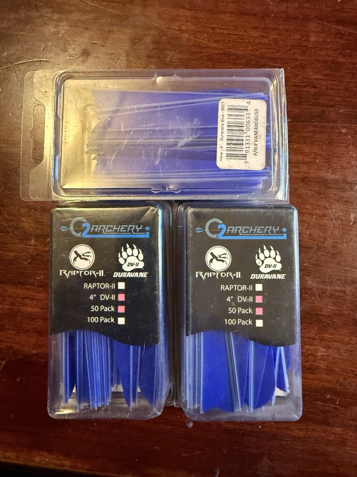 Duravanes 4”   Blue 50 pack 4" DV||