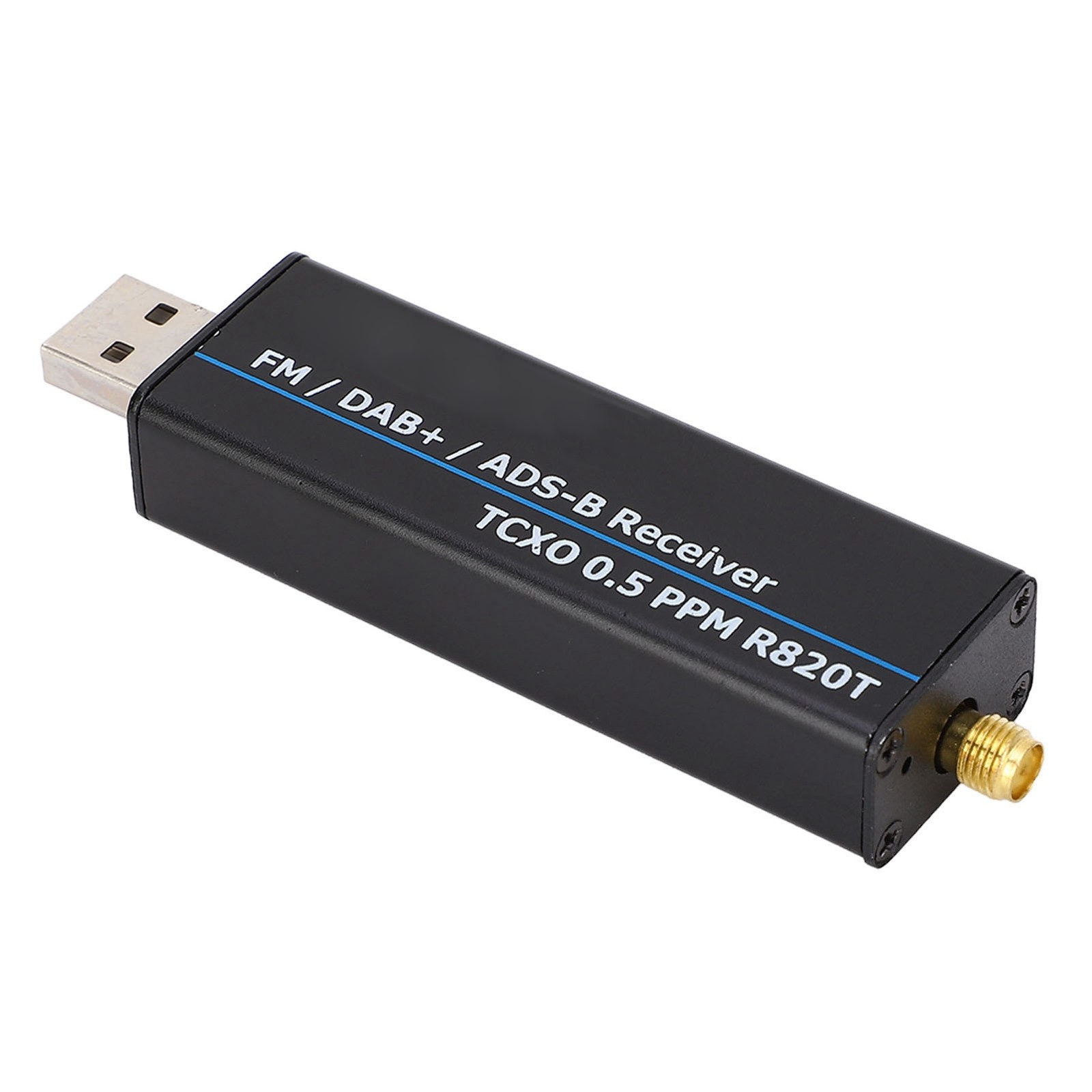 RTL SDR Receiver 100KHz To 1766MHz RTL2832U R820T2 0.5 PPM TCXO USB Software