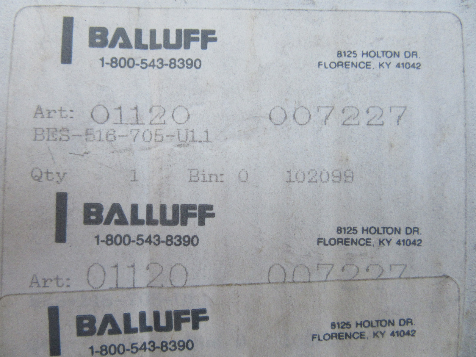 Balluff BES-516-705-U1.1 Proximity Switch Controller 007227 NEW!!! In Box