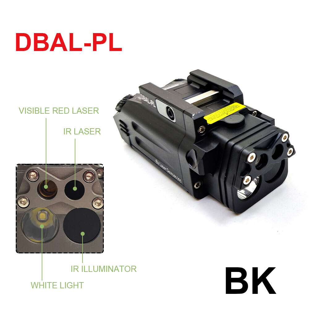 DBAL-PL Tactical Light LED Illuminator IR Light IR Laser Strobe Flashlight Metal
