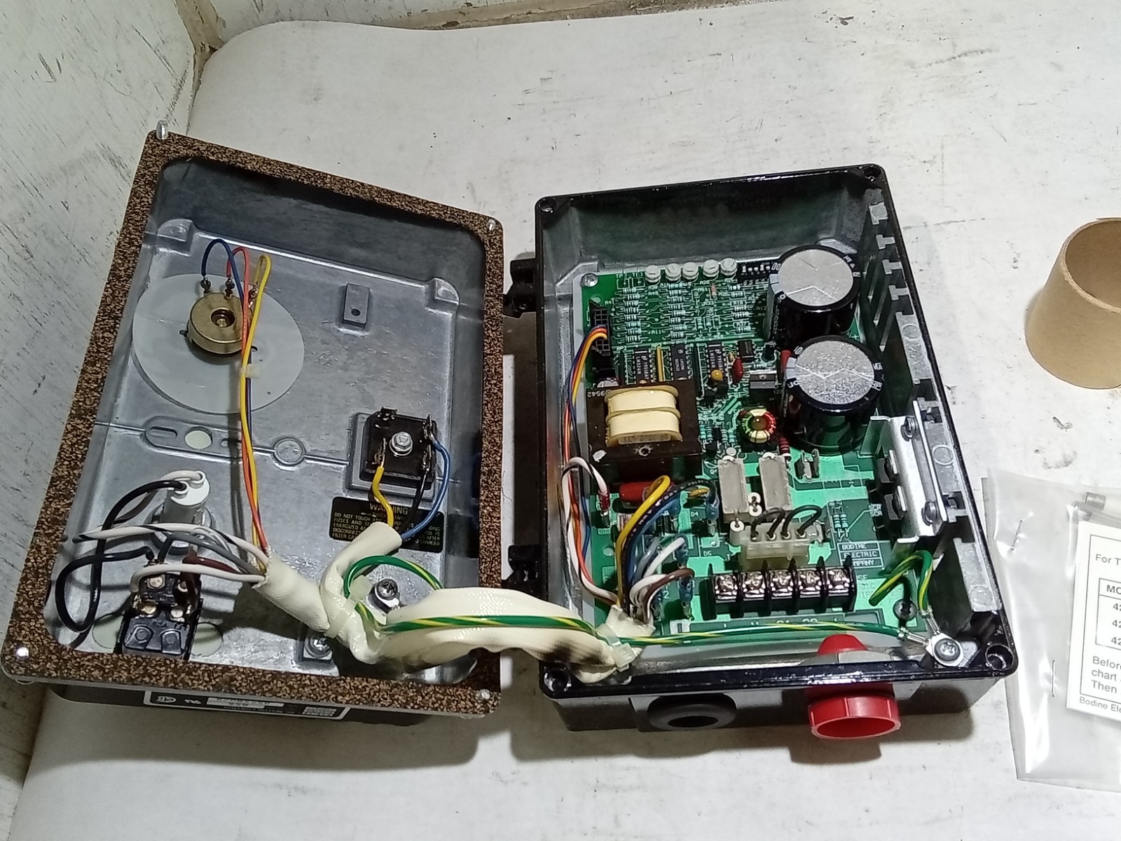 Bodine Electric 817 DC Motor Speed Control (J10B)