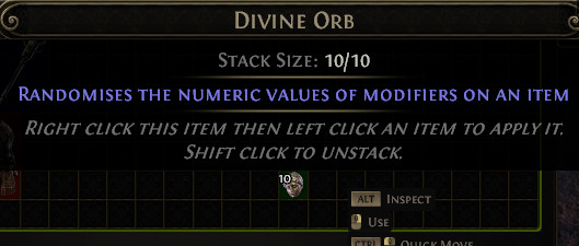 x20000 Divine Orb Path of Exile 2 Fate of the Vaal SC POE 2
