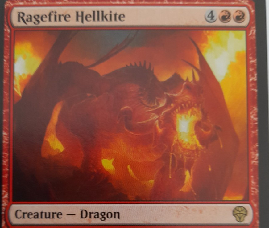 Ragefire Hellkite MTG Rare Creature Dragon Red Card NM (g140)