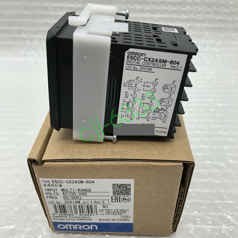 One OMRON E5CC-CX2ASM-804 Temperature Controller 100-240VAC New In Box