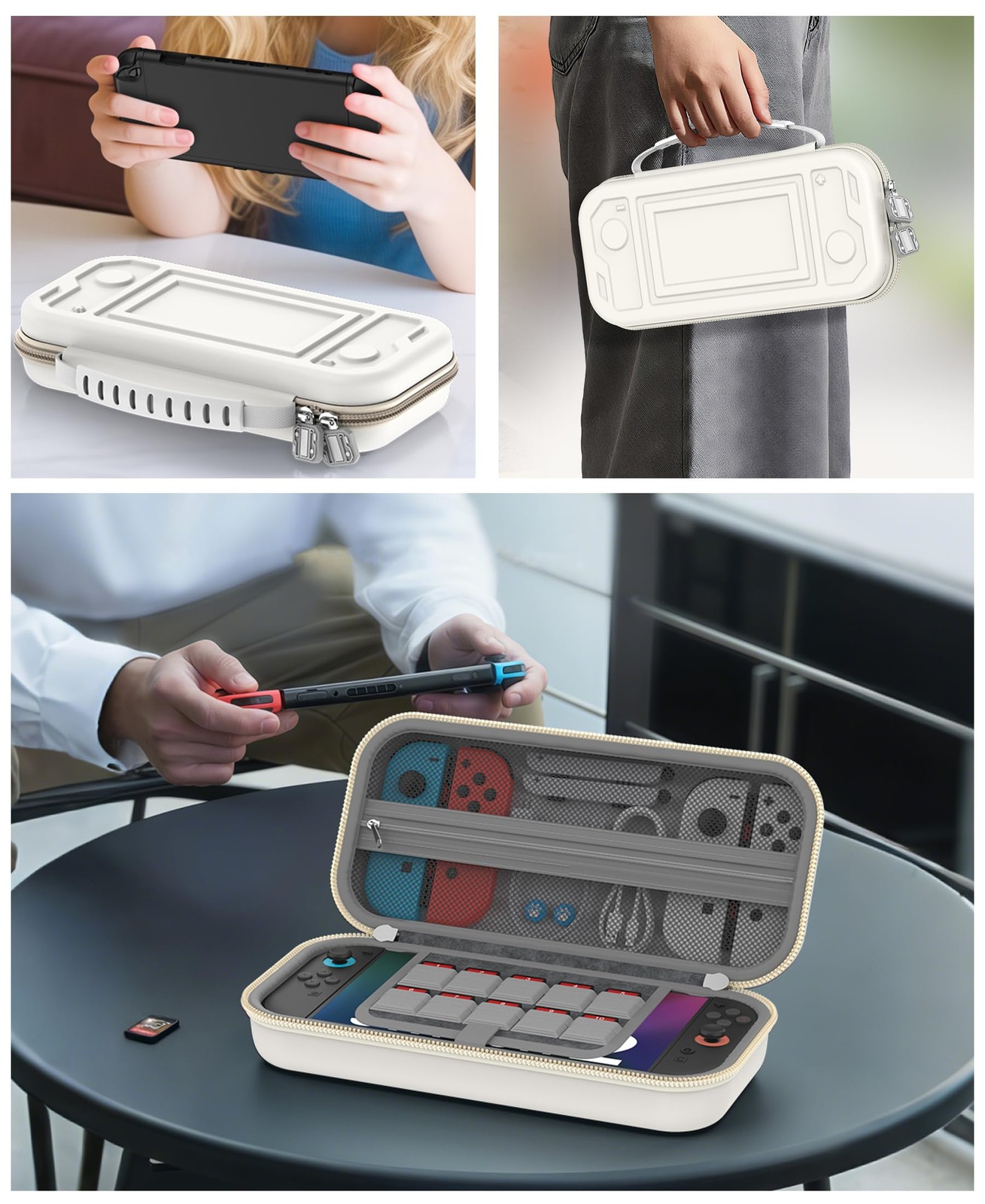 LIFUFUTEE Switch 2 Case Small White