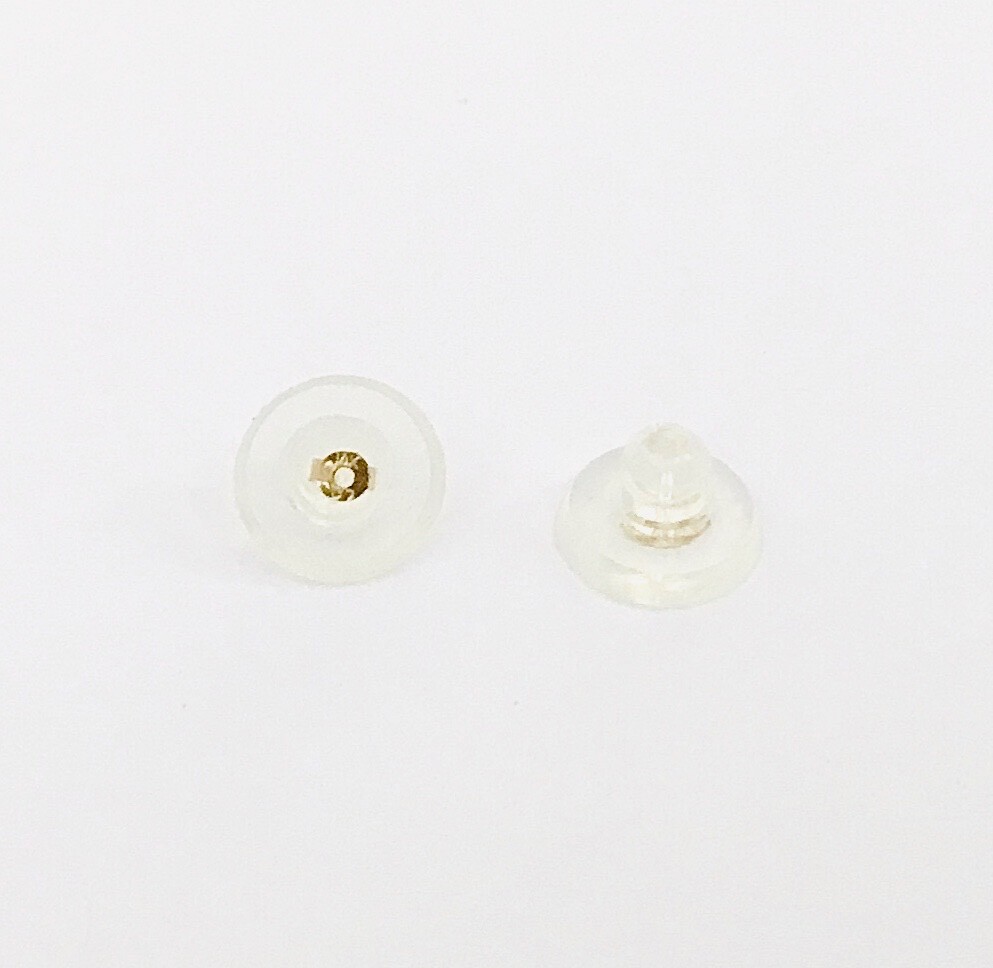 White Cultured Freshwater Pearl 8 - 8.5 mm Solid 14K Gold Stud Earrings NEW