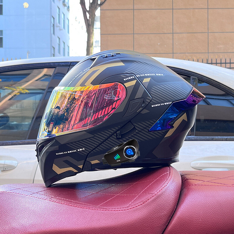 High Quality Bluetooth Modular Motorcycle Helmet High Definition Camera Recorder