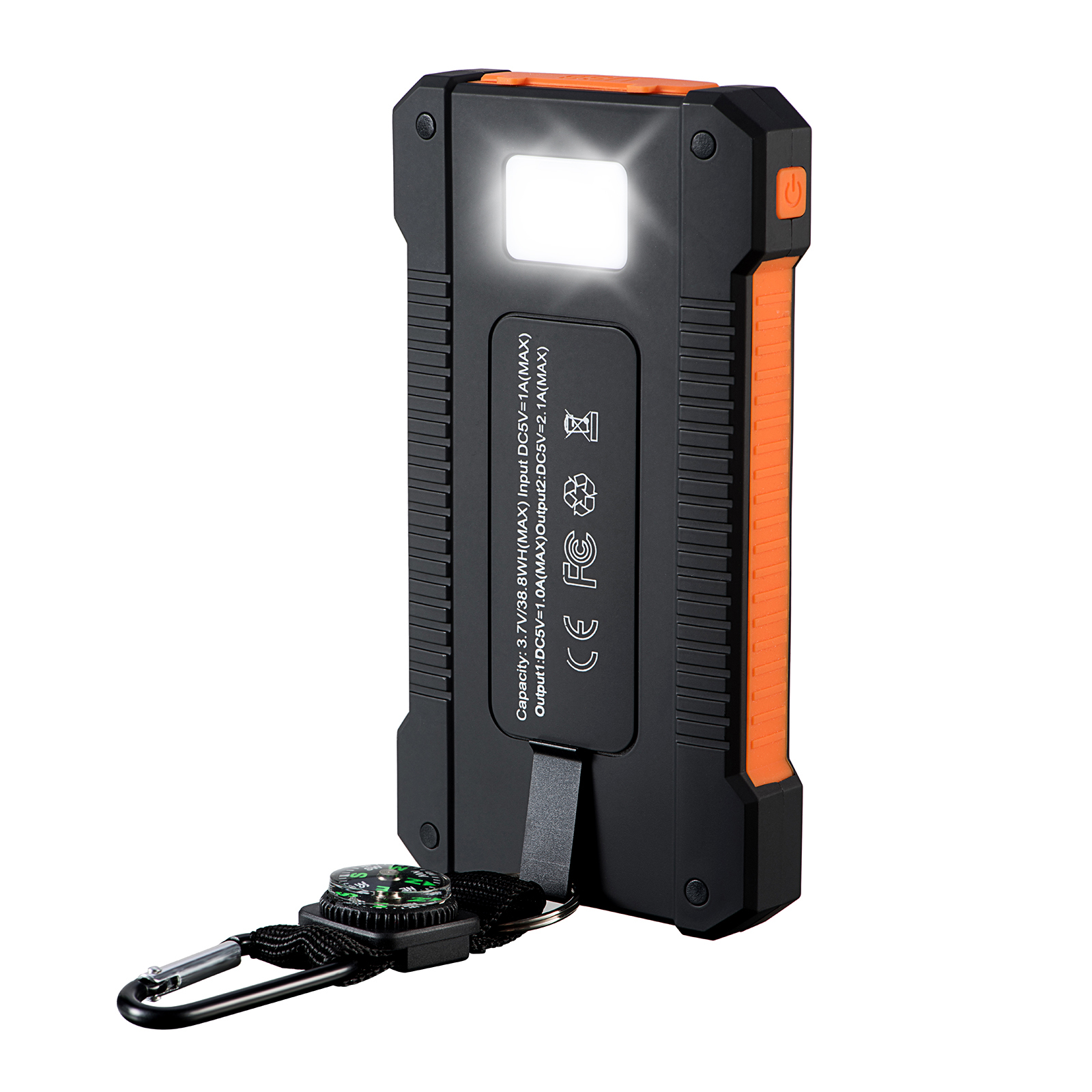 10000mAh Dual USB Portable Solar Battery Charger Solar Power Bank For Phone USA