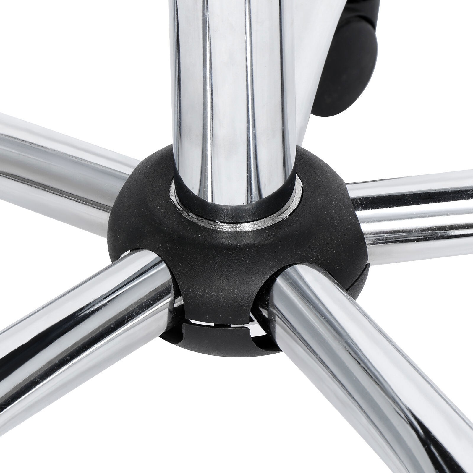 Durable Drafting Spa Bar Rolling Stool w/Wheels Black Multi-Purpose Adjustable