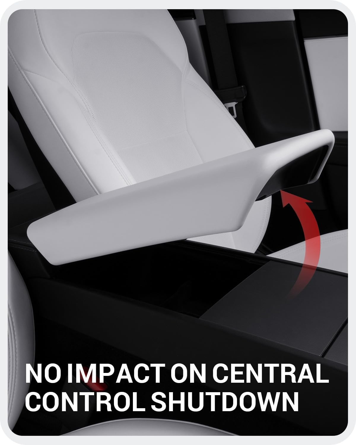 Center Console Armrest Cover for 2026 Tesla Model Y Juniper Model 3 Highland