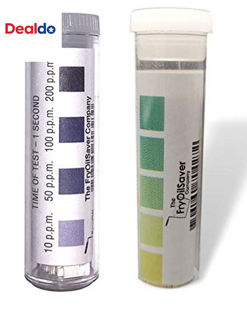 Restaurant Sanitizer Test Kit Combo, 2 X Vial of 100 Strips Each QR5 Quat Saniti