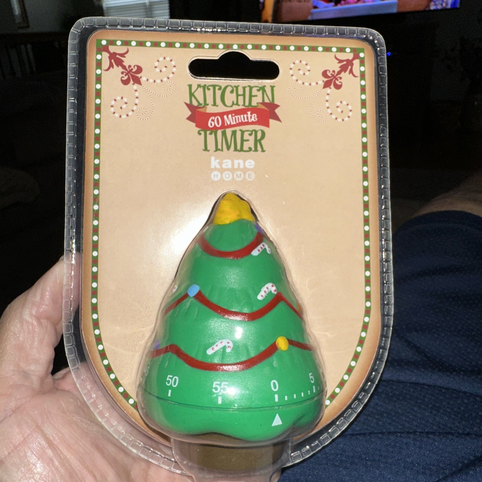 Christmas Tree 60-Minute Kitchen Timer for Cooking