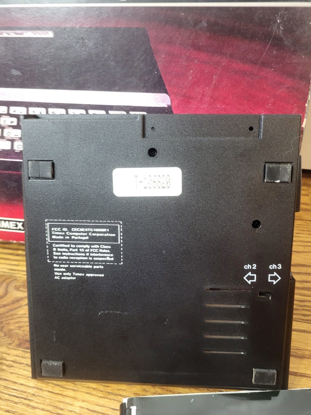 Vintage Timex Sinclair 1000 Personal Computer ONLY w/Manual + Cords UNTESTED