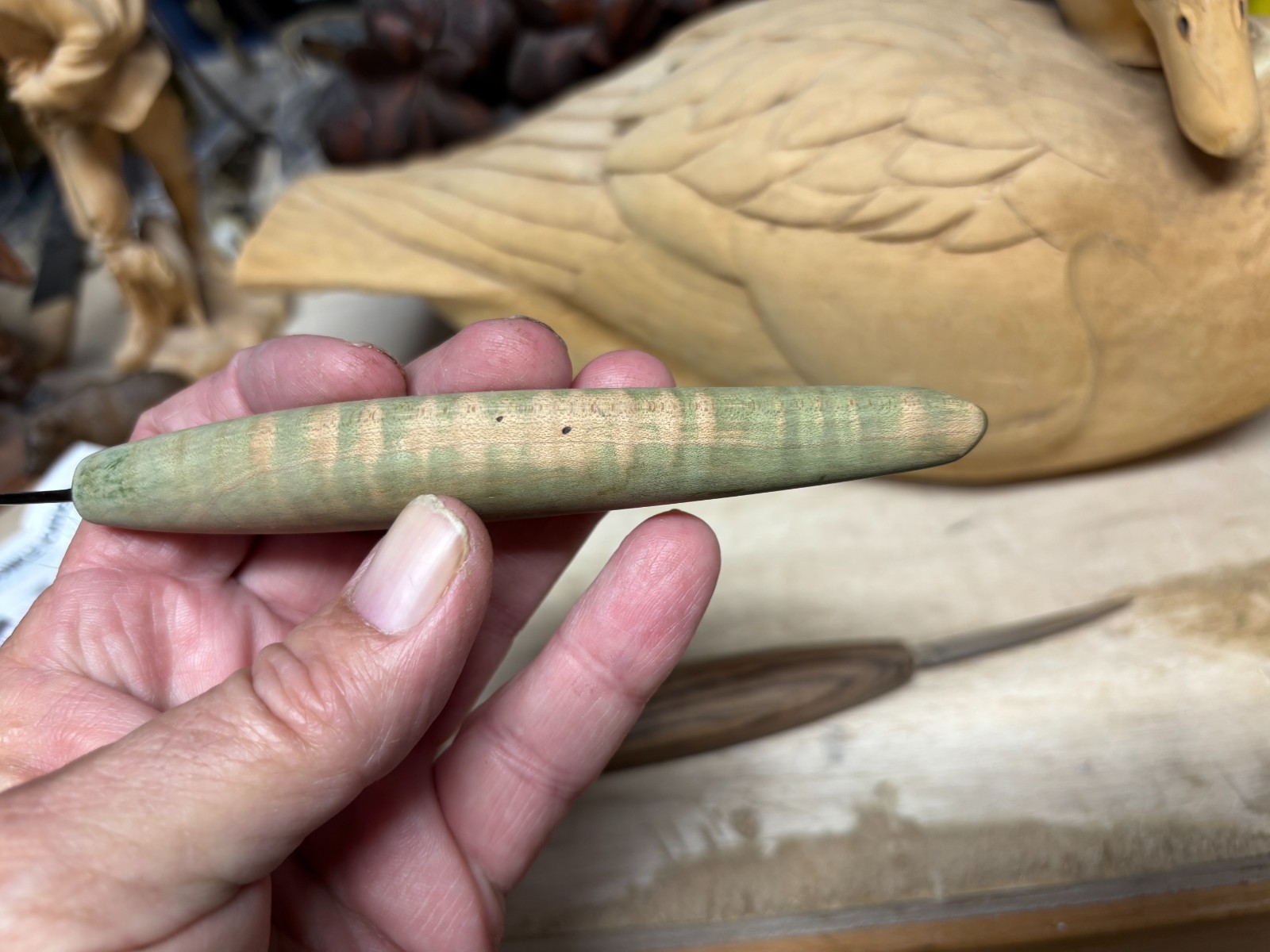 2 WoodCarving Knives Made By John Dunkle