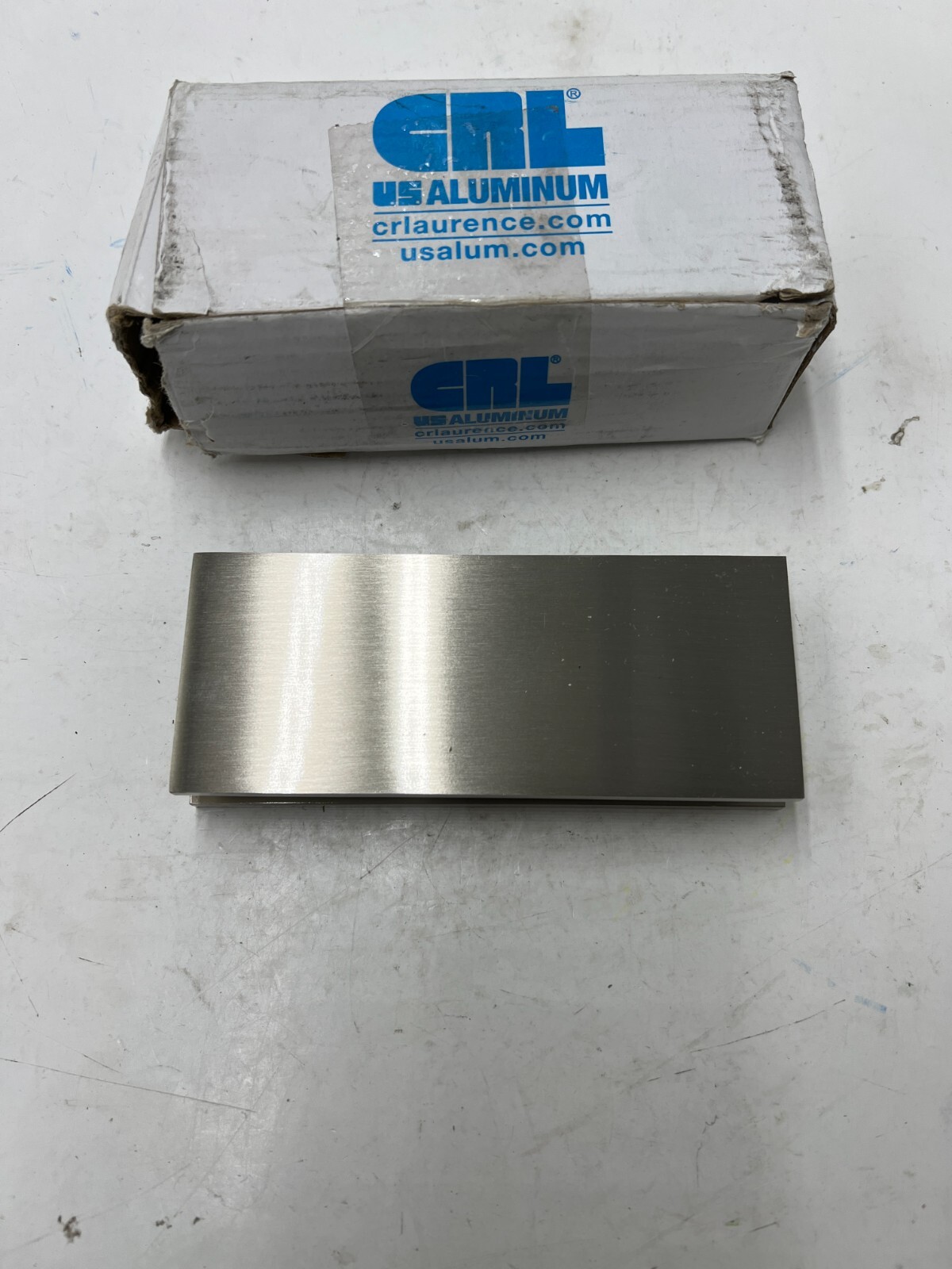 CRL Brushed Nickel Square BRS.NKL 180 Degree Square  Clamp 4-13H-16