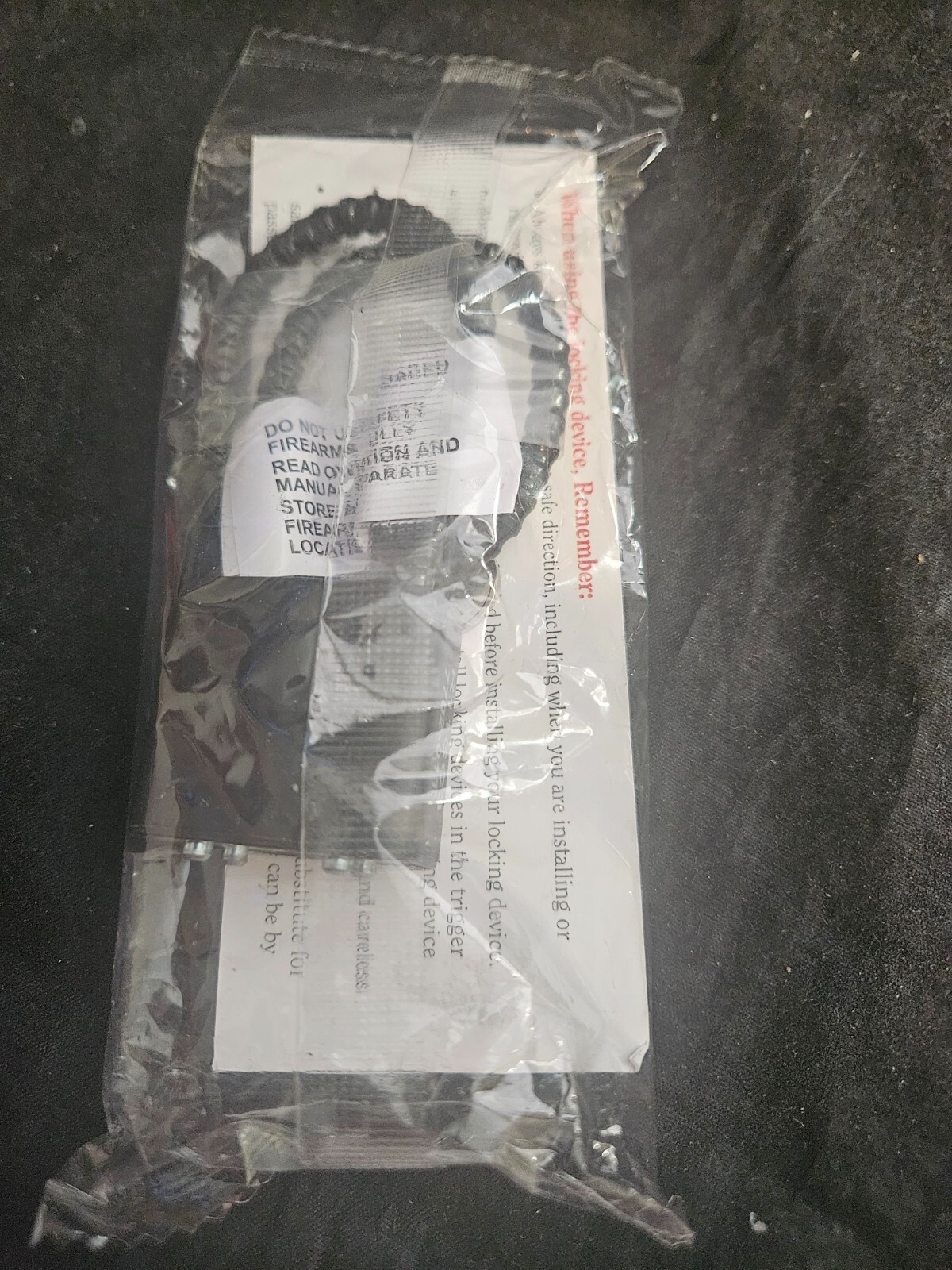 Black Cable Gun Safety Lock - Ruger R11SC3 - 2 Keys- (16534)