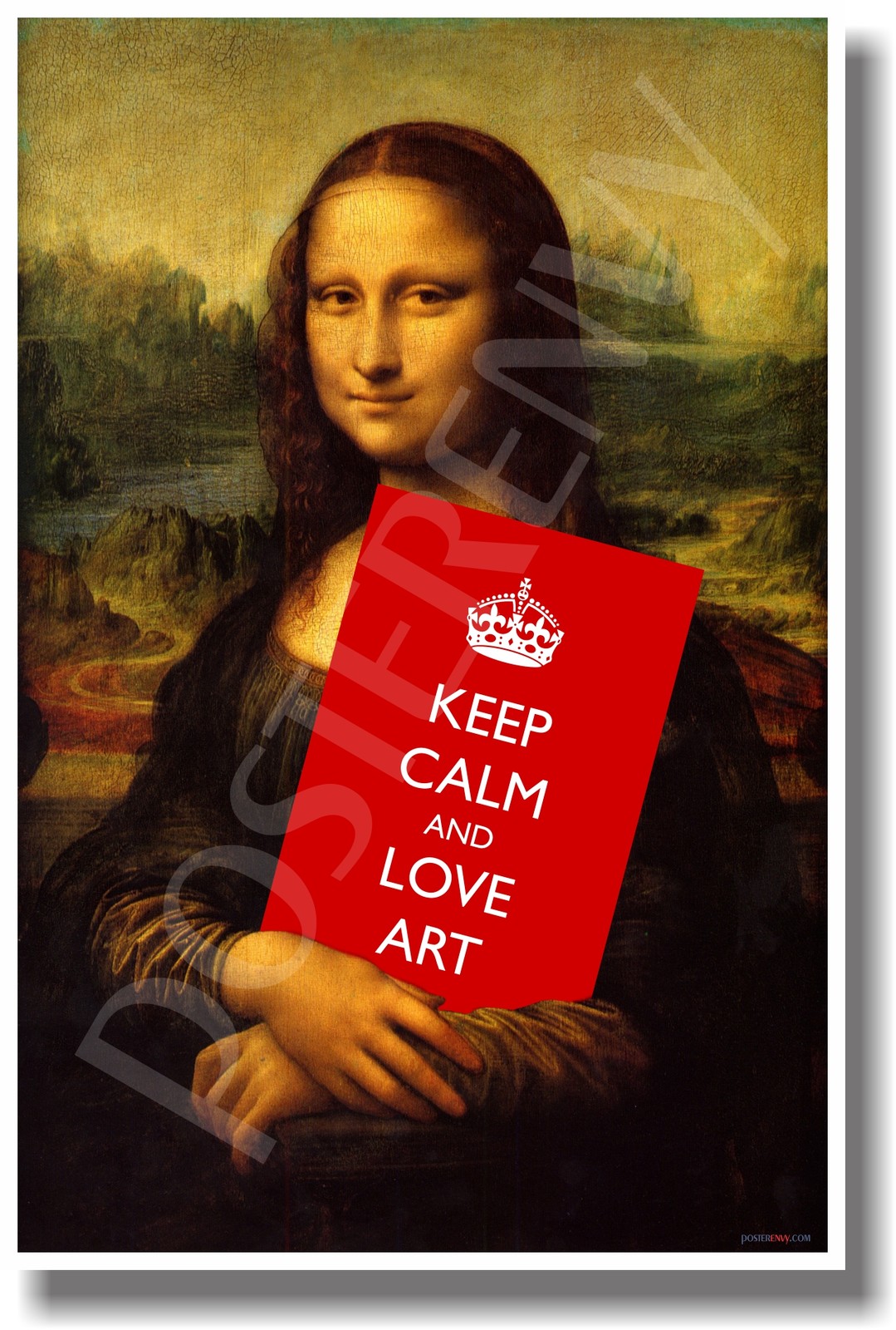 Keep Calm and Love Art - NEW Classroom Motivational Poster