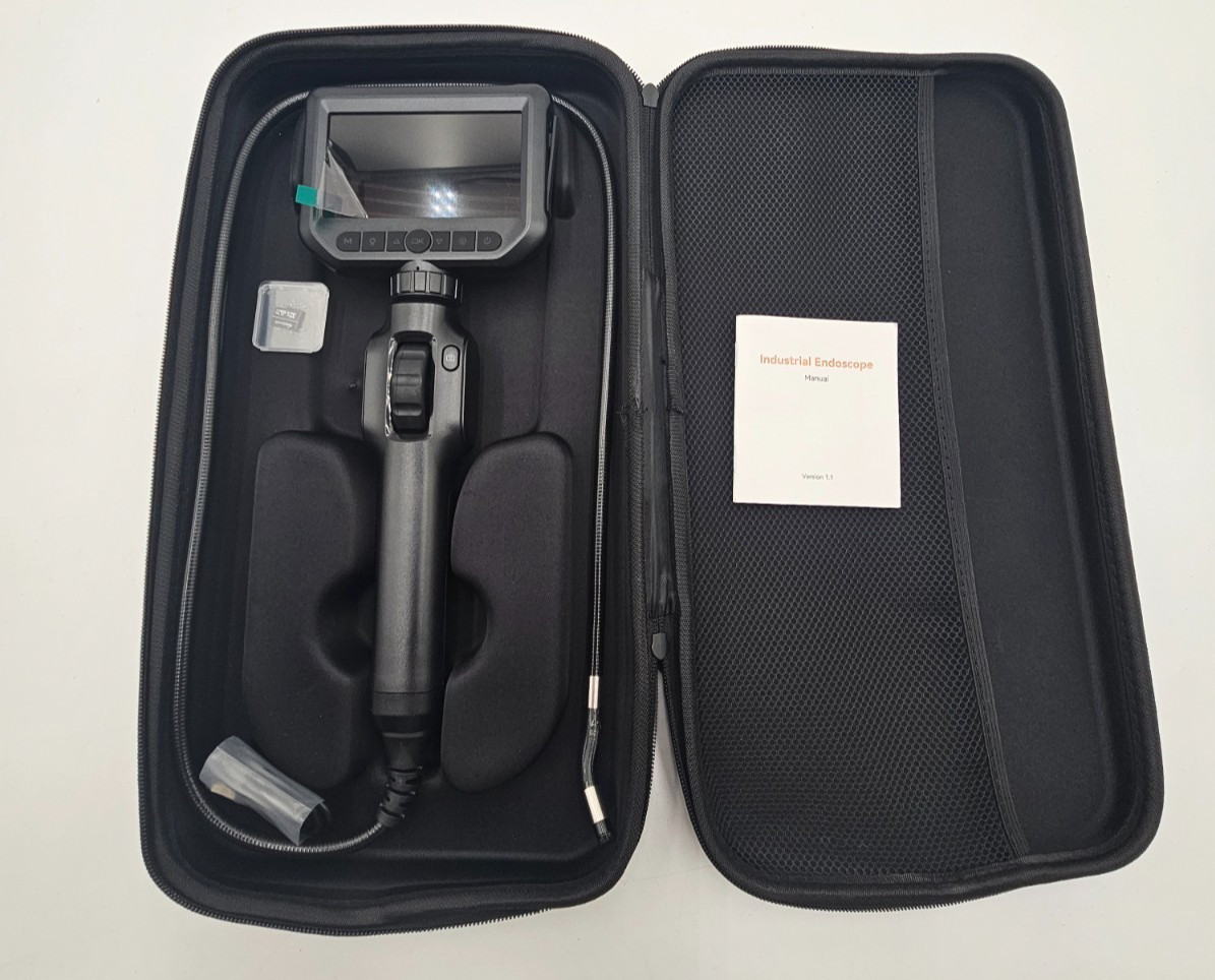 Two-Way Articulating Borescope Camera with Light Endoscope Inspection Camera