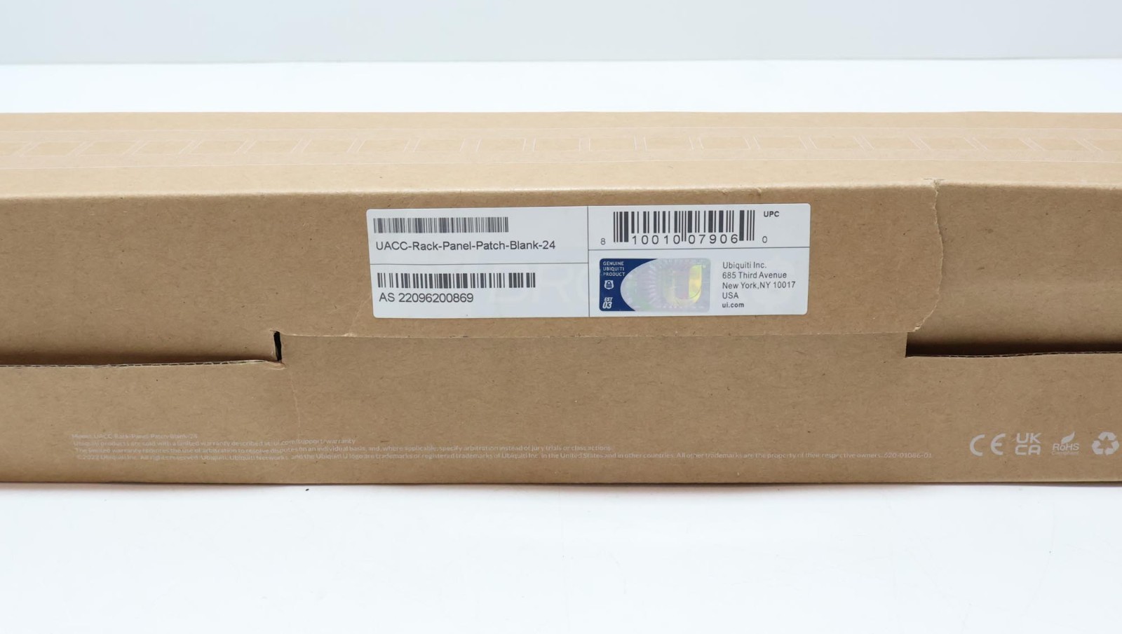 Ubiquiti Networks UniFi UACC-Rack-Panel-Patch-Blank-24