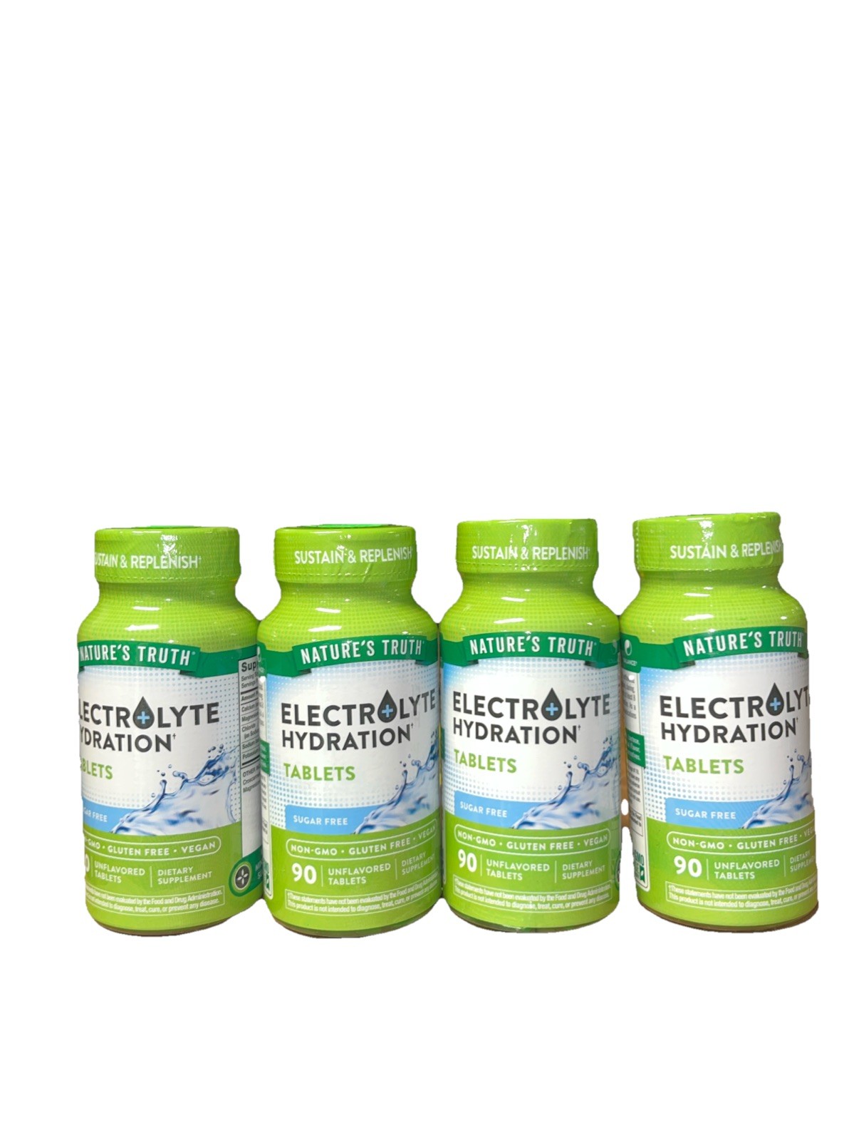 4pack Nature's Truth Electrolyte Hydration 90 Tablets per Bottle Exp 11/30/26++