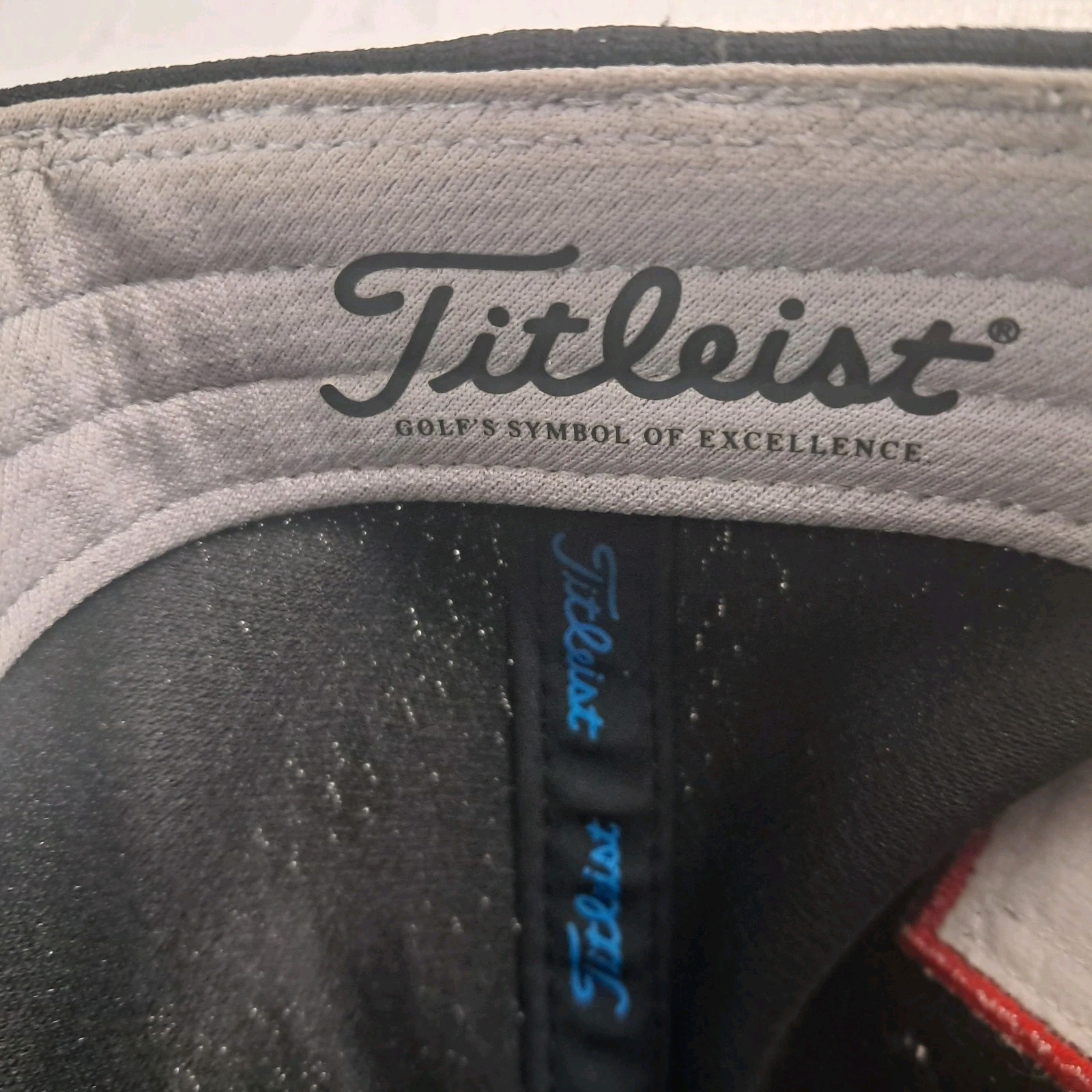 Footjoy FJ Titleist Pro V1 Hat Fitted Size Adjustable Blue Black Golf Cap